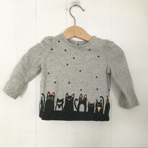 GAP Other - Gap | Cats with Stars Graphic Print Top